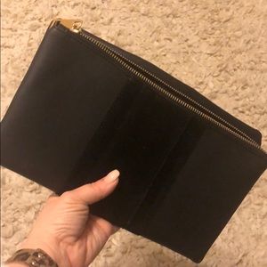 Summer & Rose Vertical Black Clutch